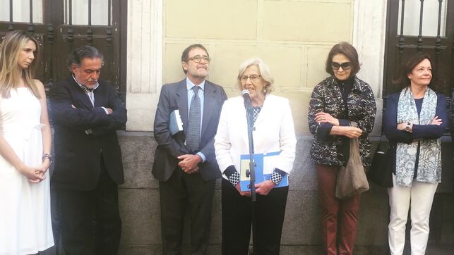 La Alcaldesa en funciones, Manuela Carmena