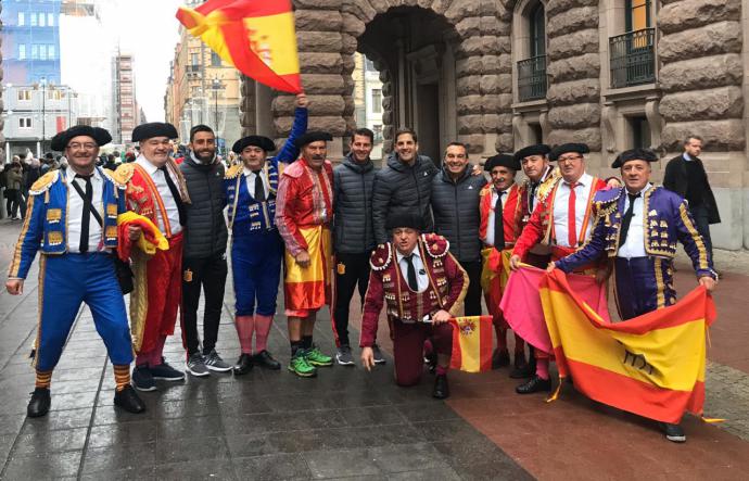 “Los Toreros” torrelaveguenses regresaron de Oslo y Estocolmo siguiendo a La Roja