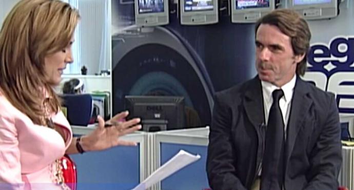 El expresidente del Gobierno, Jose María Aznar.(Captura de pantalla)