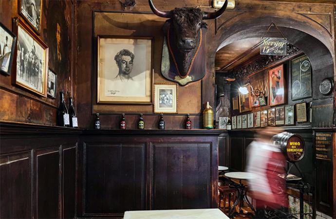 Una típica “tasca” madrileña”