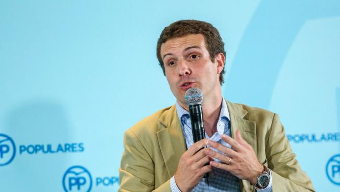 Pablo Casado, líder del PP