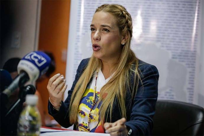 Lilian Tintori, esposa del líder opositor Leopoldo López