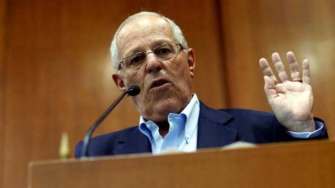 El presidente de Perú, Pedro Pablo Kuczynski