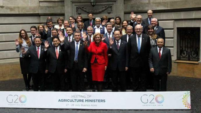 Los ministros de agricultura de los países del G20