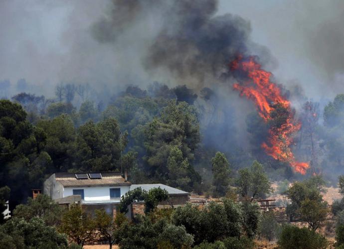 En España se han producido numerosos incendios por las altas temperaturas