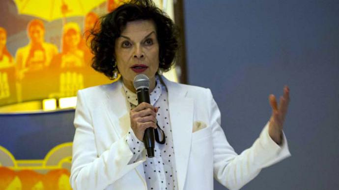 La activista nicaragüense Bianca Jagger