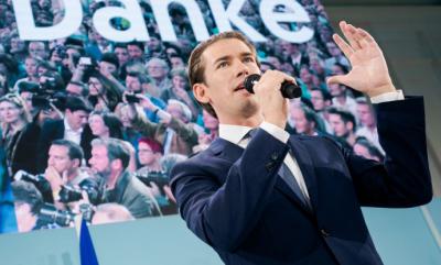 El líder conservador Sebastian Kurz