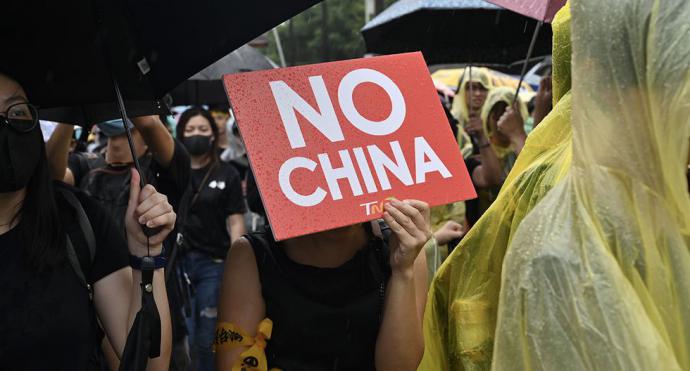 Taipéi: Multitudinaria manifestación en apoyo de las protestas de Hong Kong