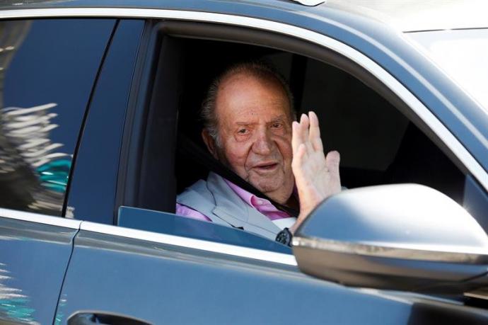 El Rey Juan Carlos, tras salir del hospital: 'Estoy fenomenal, con cañerías y tuberías nuevas'