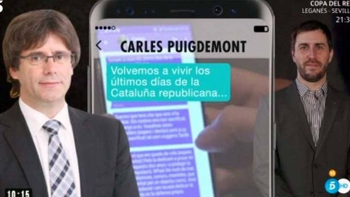 Los mensajes de Puigdemont a Toni Comín: 'Esto se ha terminado. Nos han sacrificado los nuestros'