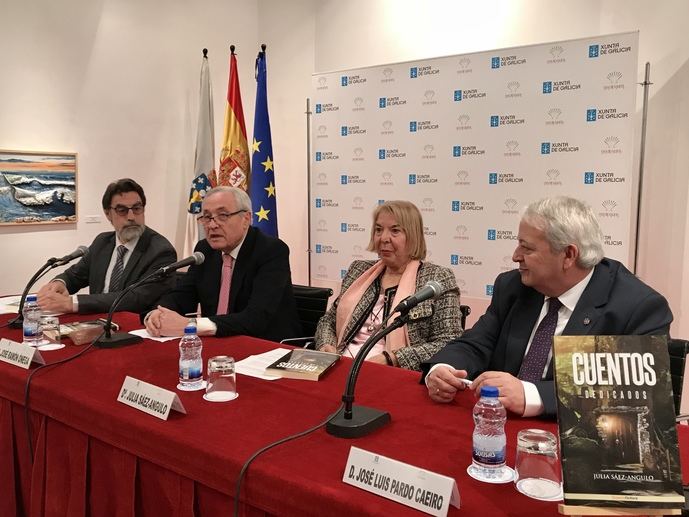 Presentación del libro “Cuentos Dedicados” de Julia Sáez- Angulo publicado por espacio cultura en la Casa de Galicia