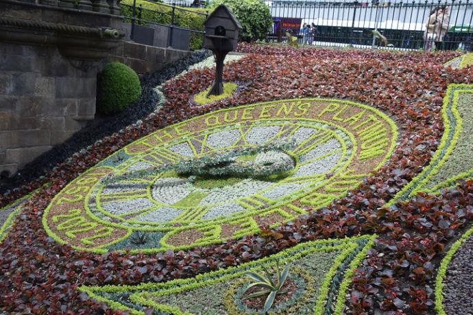 El Reloj Floral de Edimburgo mostró la hora por primera vez en 1903