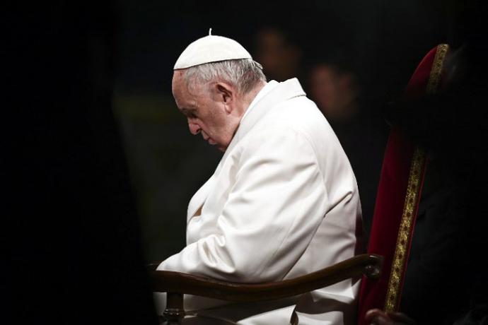 El papa Francisco fustigó “la lepra del odio, del egoísmo, de la arrogancia”