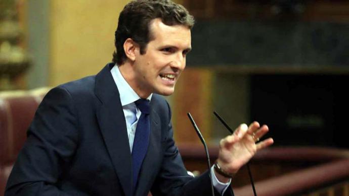 Pablo Casado, presidente del PP