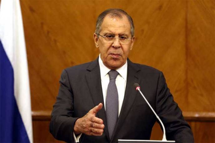 El ministro de Asuntos Exteriores de Rusia, Sergei Lavrov. 