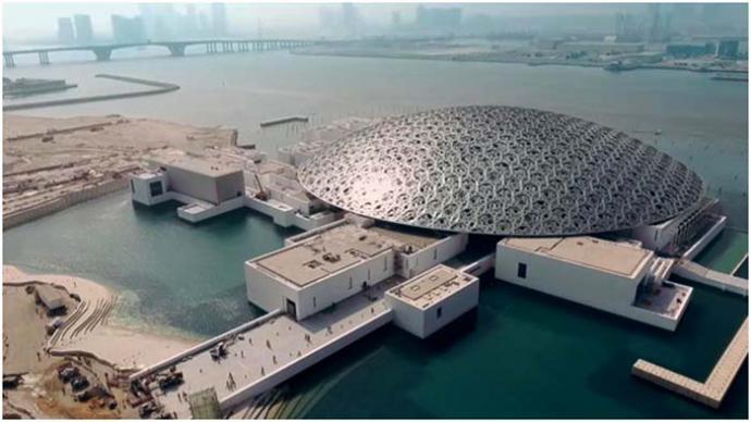  Museo de Louvre, en Abudhabi