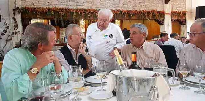 La comida, en el restaurante “Las Eras”, dirigido por el chef Antonio Gázquez