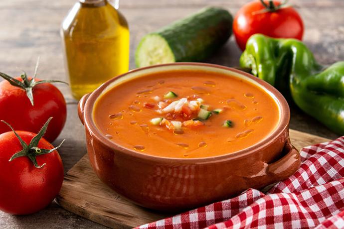 Alimentación saludable en verano - Gazpacho