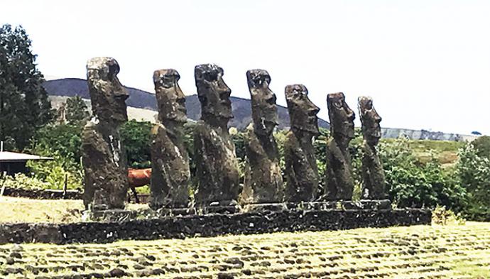 Centro ceremonial de Ahu Akivi, el observatorio celeste