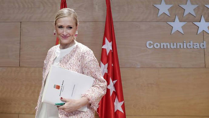 La presidenta de la CAM, Cristina Cifuentes