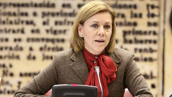 La ministra de Defensa, María Dolores de Cospedal