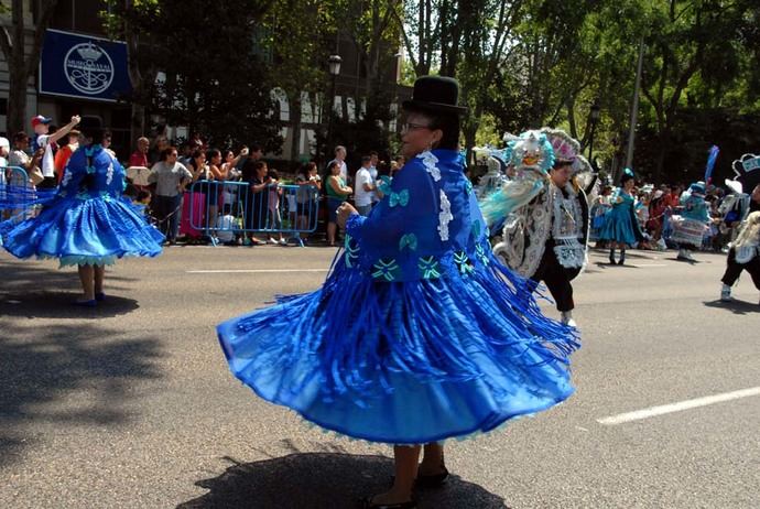 Fiesta de la Virgen de Urkupiña en Madrid