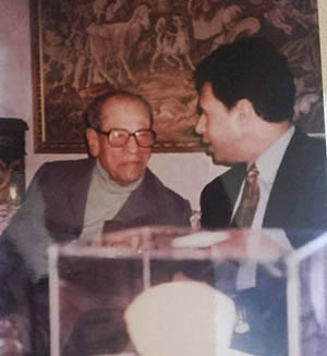 Naguib Mahfuz y Hamdi Zaki