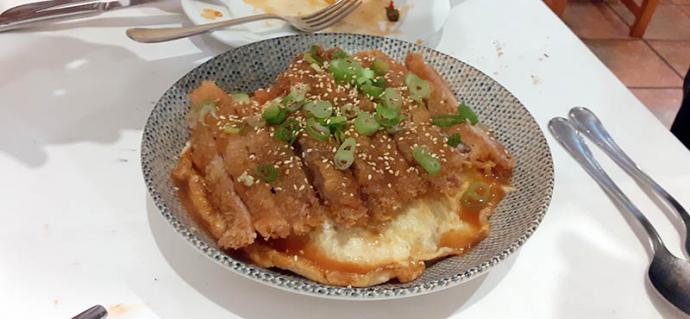 El espectacular plato "Katsudón"