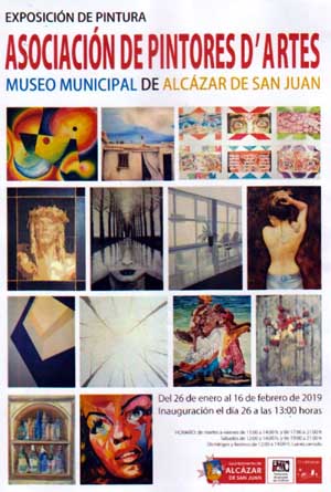 El grupo D´artes, expone en el Museo Municipal de Alcázar de San Juan