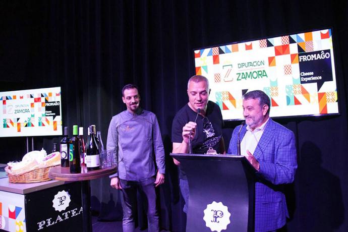 Zamora emociona en Madrid con su showcooking de quesos zamoranos