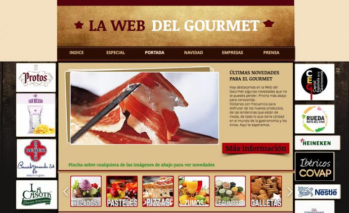 Nace la web del gourmet, un espacio original para la buena gastronomía y los vinos
