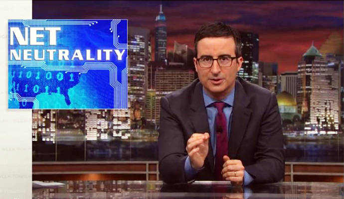 Once again, net neutrality is in trouble,' says John Oliver