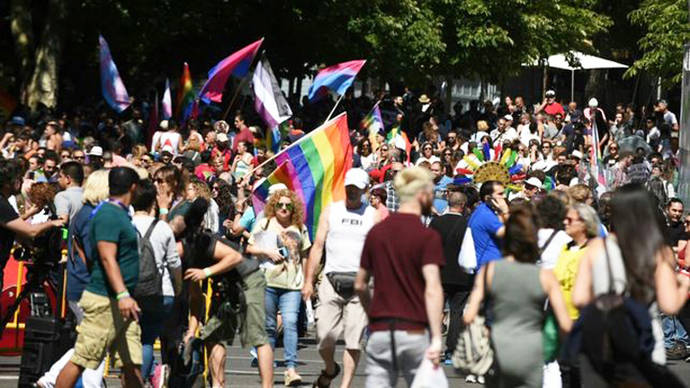 Manifestación del Orgullo LGTBI 2017 en Madrid