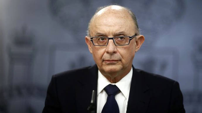 Cristóbal Montoro, ministro de Hacienda