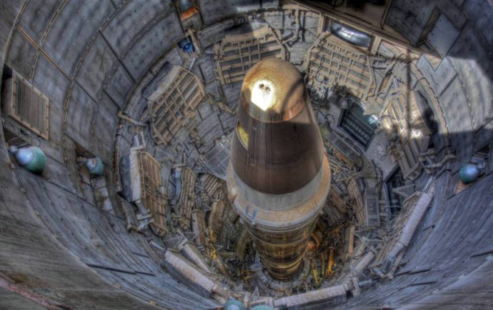 The Titan II ICBM at the Titan Missile Museum in Arizona