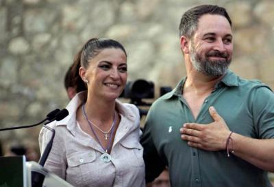 "Santi" y "Maca" en la época en que eran felices....