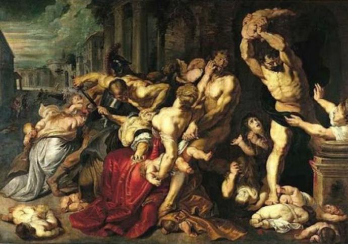 "La Matanza de los Inocentes",  según la visión de Rubens