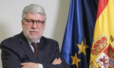 Agustín Santos Maraver, ex Embajador representante permanente de España ante la ONU en Nueva York y hoy, número 2 en las listas de “Sumar” por Madrid para las elecciones generales del 23 de julio . 