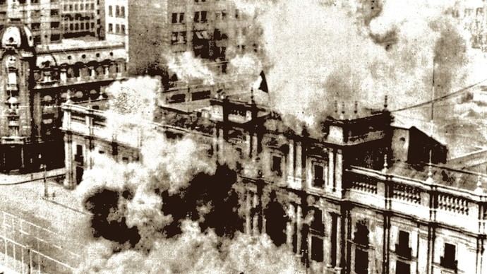 Destrucción del Palacio de La Moneda, Santiago - Chile 11SEP73