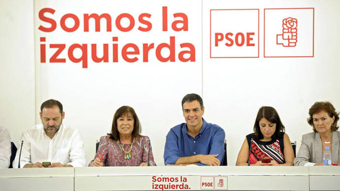 Pedro Sánchez preside la primera reunión de la Ejecutiva del PSOE