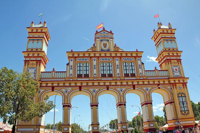 La Feria de abril del verano en Sevilla