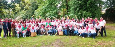 Reunión de los antiguos componentes del Grupo de Danzas Virgen del Campo