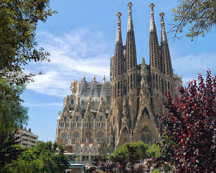 Barcelona, la Sagrada Familia... pasión y desafío de Gaudí