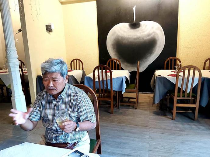 Yamaoka: “Arte y gastronomía frente a la iglesia de San Lorenzo desde hace más de 40 años