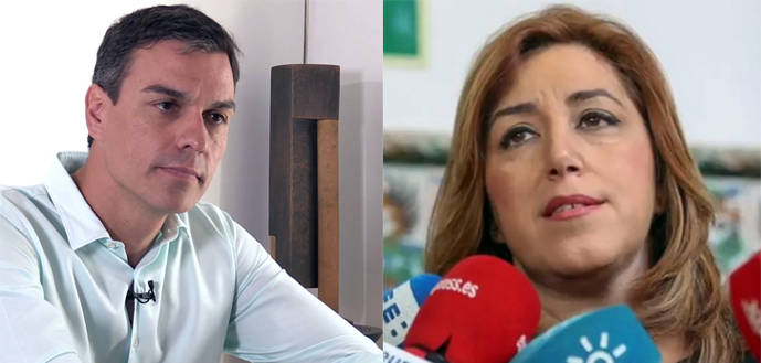 Pedro Sánchez y Susana Díaz