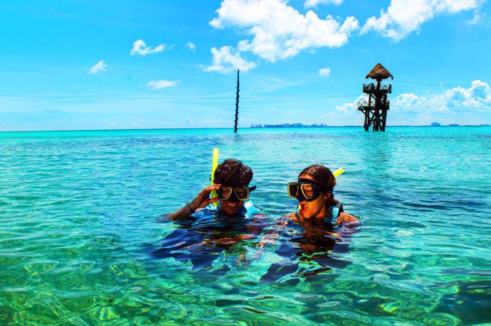 Snorkel en Cancún Isla Mujeres | Parque Natural Garrafón