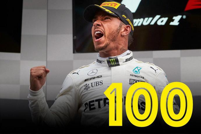 Las 100 victorias de Hamilton en la F1
