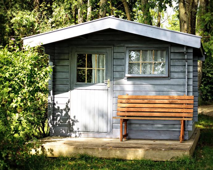 Elegir una casita de madera para el jardín