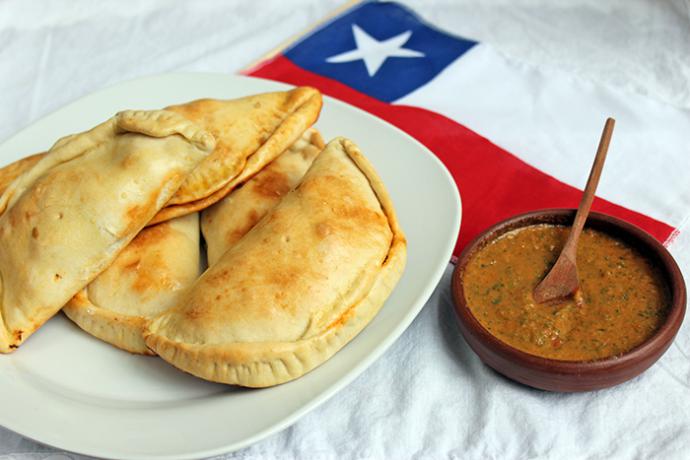 Típica empanada chilena