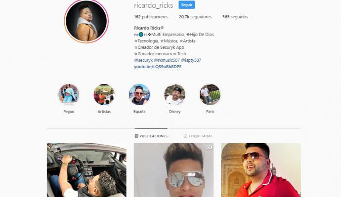 El productor musical Ricardo Arturo Karamañites triunfa en Instagram